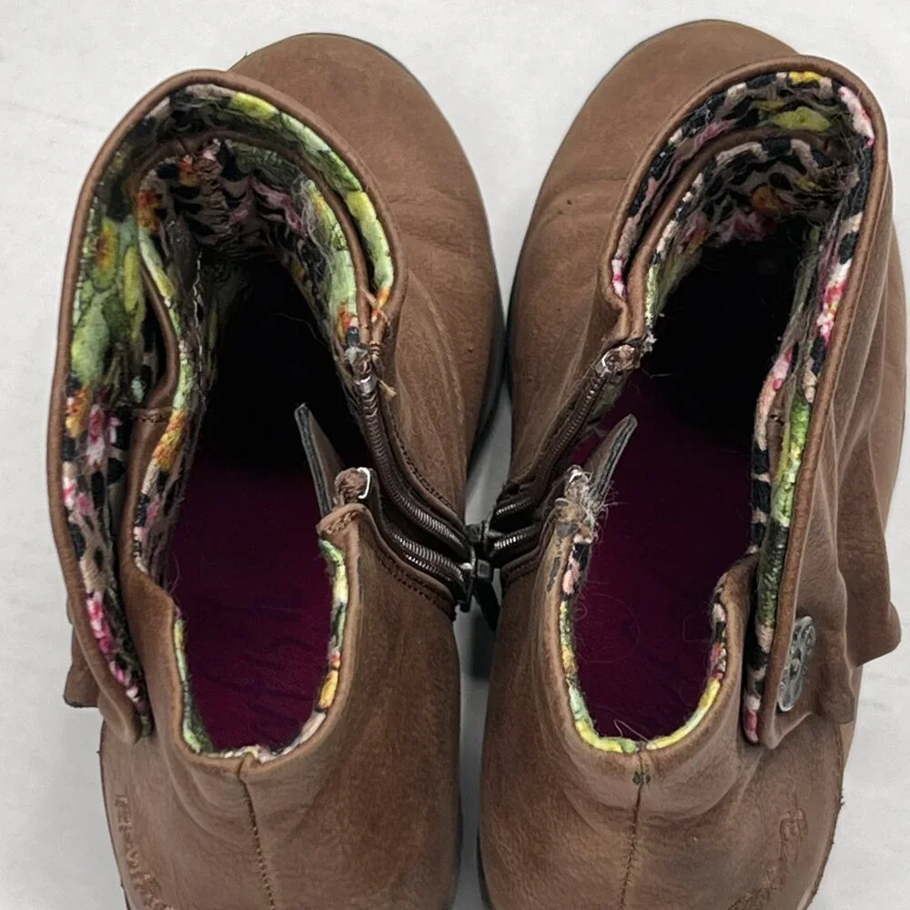 Blowfish Malibu Kids Pava-K Zip-Up Fashion Boots Unisex Size‎ 3